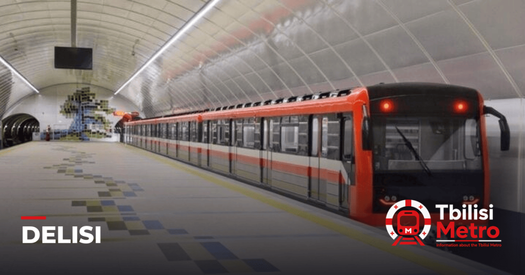 Delisi station on the Tbilisi Metro