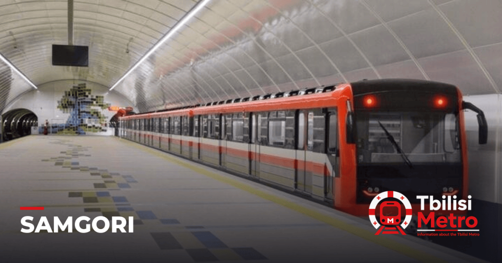 Samgori station on the Tbilisi Metro