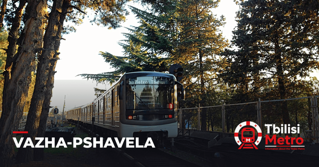 Vazha-Pshavela station on the Tbilisi Metro